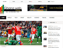 Tablet Screenshot of ghanawebonline.com